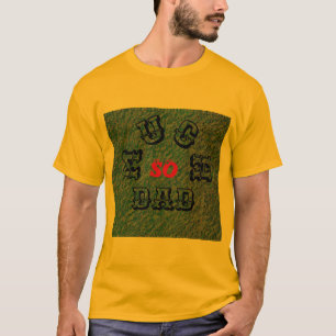 SO MUCH PAPPA-BLACK-RED-Manar basT-Shirt T Shirt