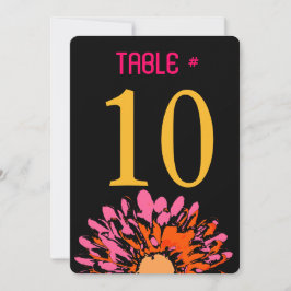 SO SÖT DAISY Bat mitzvah Bordsnummer Card