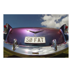 SO TJOCK - Classic Cars Beach Skutt Fototryck