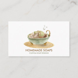 Soap Bathtub boho logo Visitkort