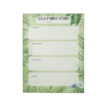 SOAP Bibelstudie Anteckningsblock