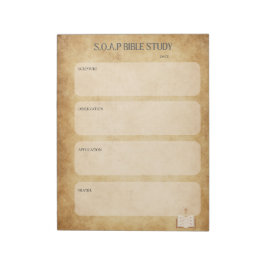 SOAP Bibelstudie Anteckningsblock