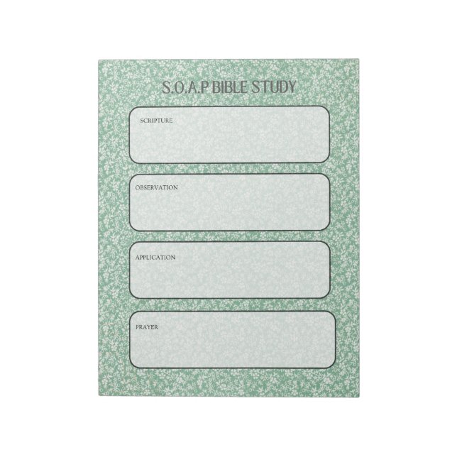 SOAP Bibelstudie Anteckningsblock (Roterad)