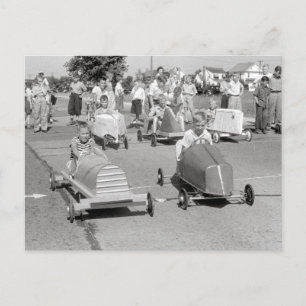 Soap Box Derby, 1940 Vykort