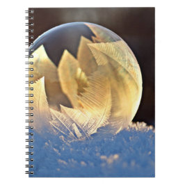 Soap Bubble på Snö Anteckningsbok