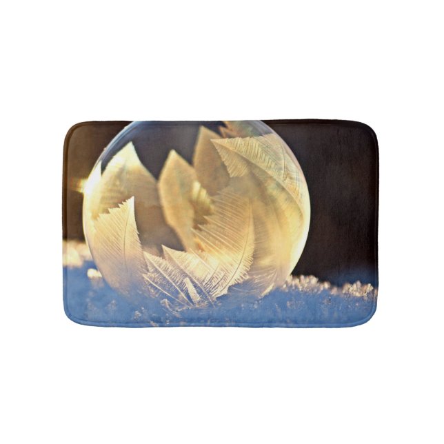 Soap Bubble på Snö Badrumsmatta (Framsidan)