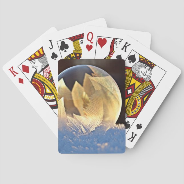 Soap Bubble på Snö Casinokort (Baksidan)