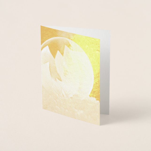 Soap Bubble på Snö Folierat Kort (Framsida)