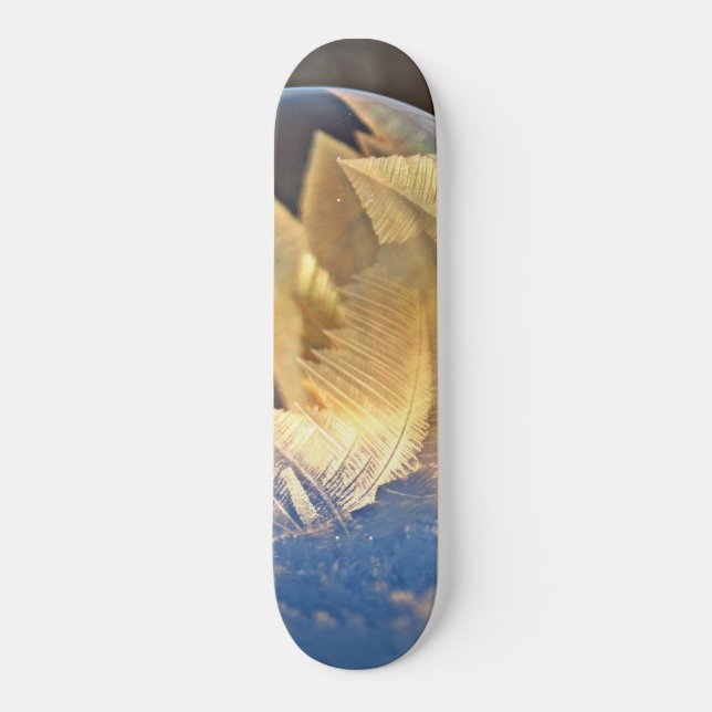 Soap Bubble på Snö Mini Skateboard Bräda 18,5 Cm (Framsida)