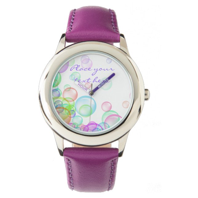 Soap Bubbles Armbandsur (Framsida)