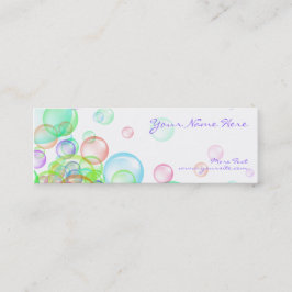 Soap Bubbles Mini Visitkort