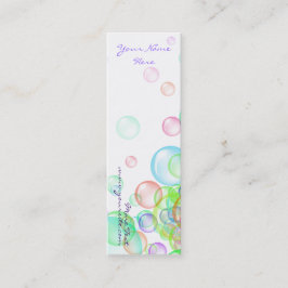 Soap Bubbles Mini Visitkort