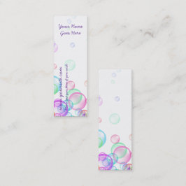 Soap Bubbles Mini Visitkort