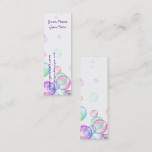 Soap Bubbles Mini Visitkort