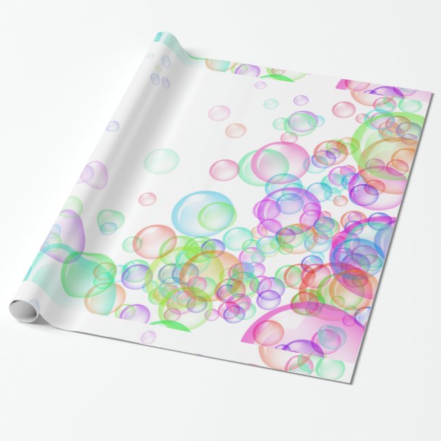 Soap Bubbles Presentpapper (Utrullad)