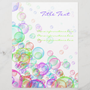 Soap Bubbles Reklamblad