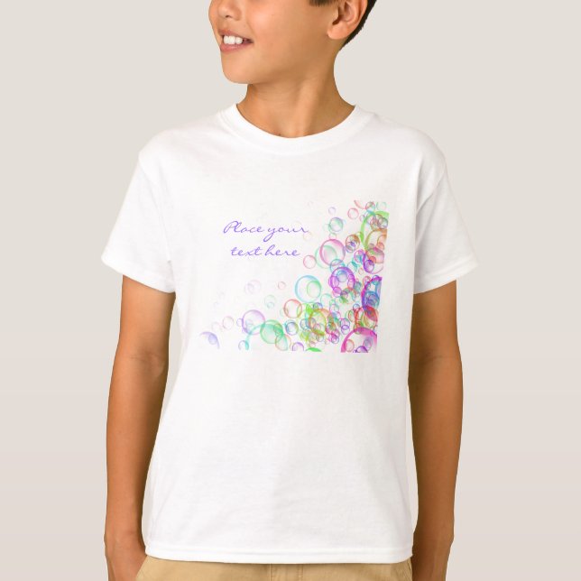 Soap Bubbles T Shirt (Framsida)