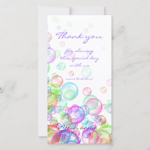 Soap Bubbles Tack Kort