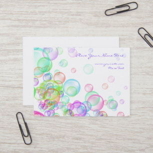 Soap Bubbles Visitkort