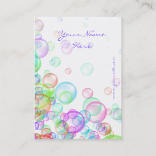 Soap Bubbles Visitkort