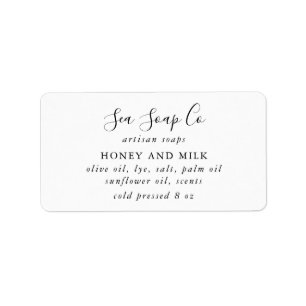 Soap-etiketter Adressetikett