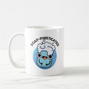 Soap-fisticated Funny Soap Pun Kaffemugg