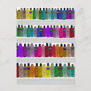 Soap Flaska Rainbow - för badrum, salonger etc. Vykort