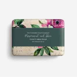 Soap-förpackning Papper - Blommigt Shabby chic Flygblad