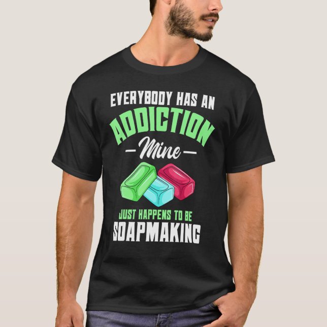 Soap Maker Handmade Soapaking T Shirt (Framsida)