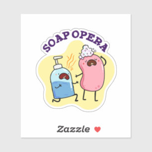 Soap Opera Cute Drama Pun Vinyl Sticker Klistermärken