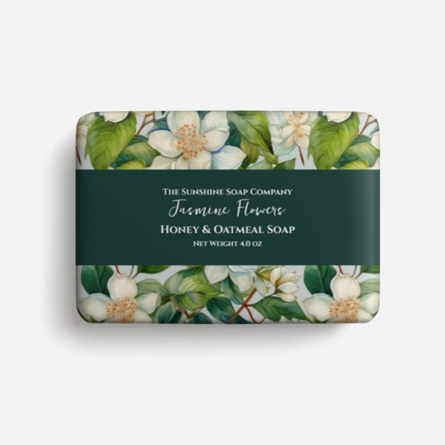 Soap Packaging Papper - jasmine-blommor Flygblad (Skapare uppladdad)