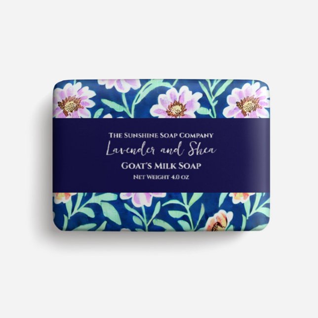 Soap Packaging Papper - lilac and beige Flygblad (Skapare uppladdad)