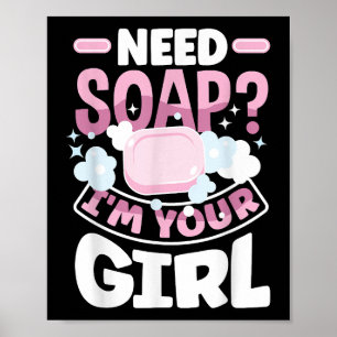 Soap Skapar Soap Maker Funny Poster