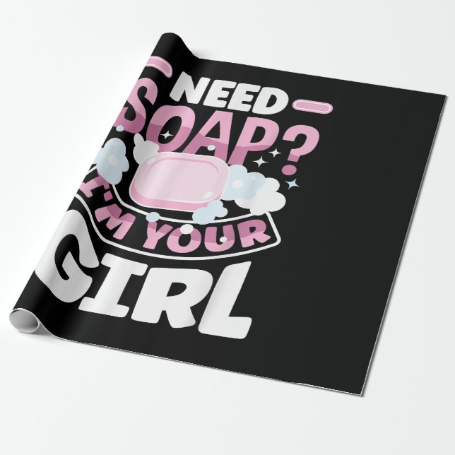 Soap Skapar Soap Maker Funny Presentpapper (Utrullad)