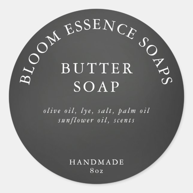 Soap Stickers Runt Klistermärke (Framsida)