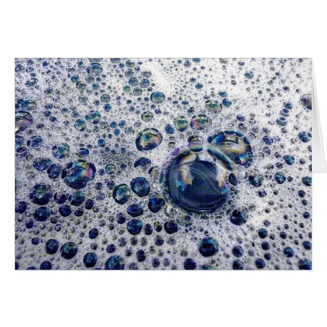 Soap Suds Hälsningskort (Framsidan Horizontal)
