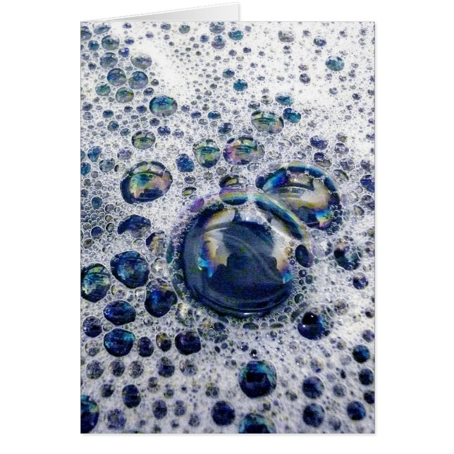 Soap Suds Hälsningskort (Framsidan)