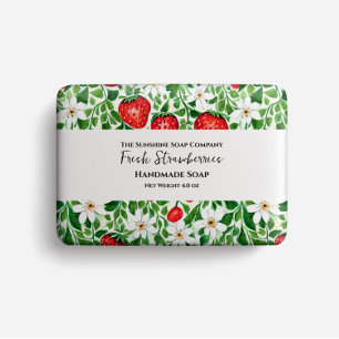 Soap Wrapping Lakan - röda jordgubbar Flygblad