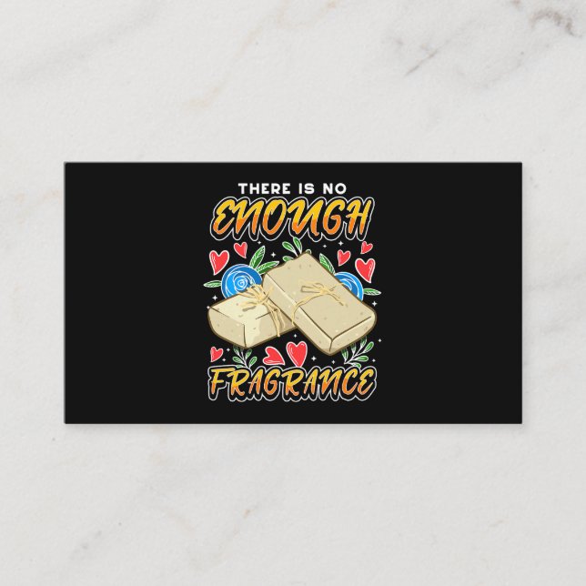 Soapaking-design för Soap Maker - inte tillräcklig Visitkort (Framsida)