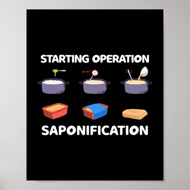 Soapaking-start-operationsförtvålning Poster (Framsidan)