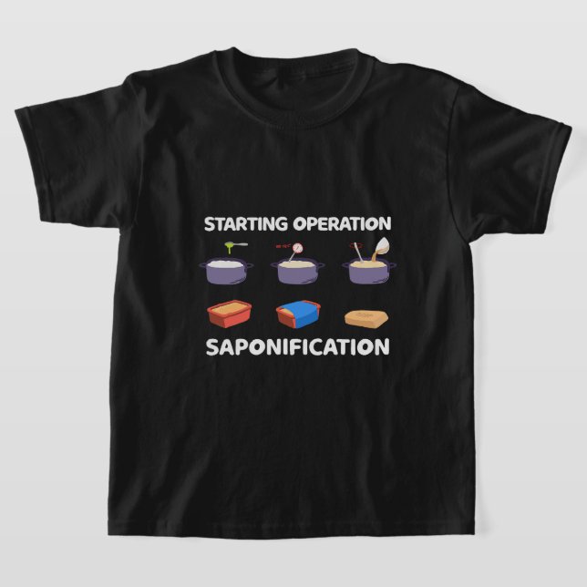 Soapaking-start-operationsförtvålning T Shirt (Laydown)