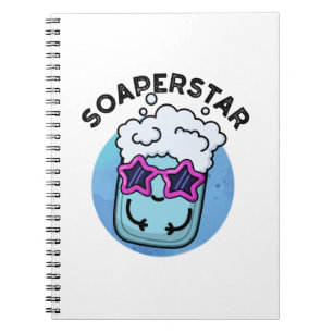 Soaperstar Rolig Superstjärna Tvål Puns Anteckningsbok