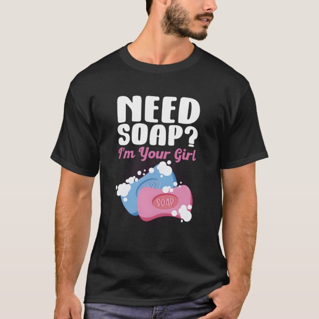 Soapmaker Handmade Soap Skapar entusiast T Shirt (Framsida)