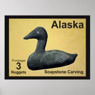 Soapstone Eider Poster