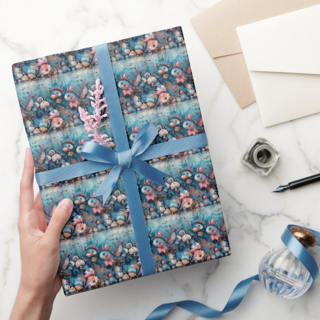 Soapy Sea, roliga fiskinvånare Presentpapper (Gifting)