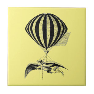 Soar Beyond Limits: Aerialist with Vingar Vintage Kakelplatta