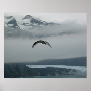Soar bland molnen poster