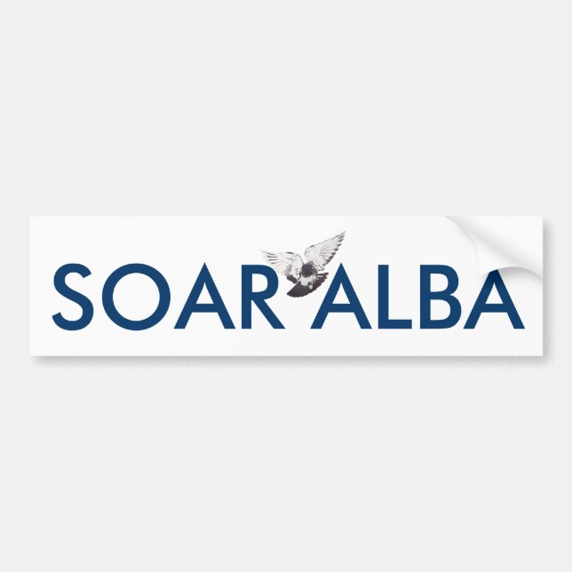 Soar den Alba skotska självständighetbildekalet Bildekal (Framsidan)