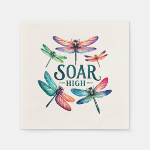 Soar High - Artistic Dragonfly Pappersservett