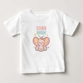 Soar High – Pastel Butterfly Joy T Shirt